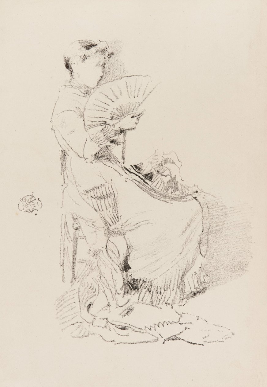 The Fan by James Abbott McNeill Whistler