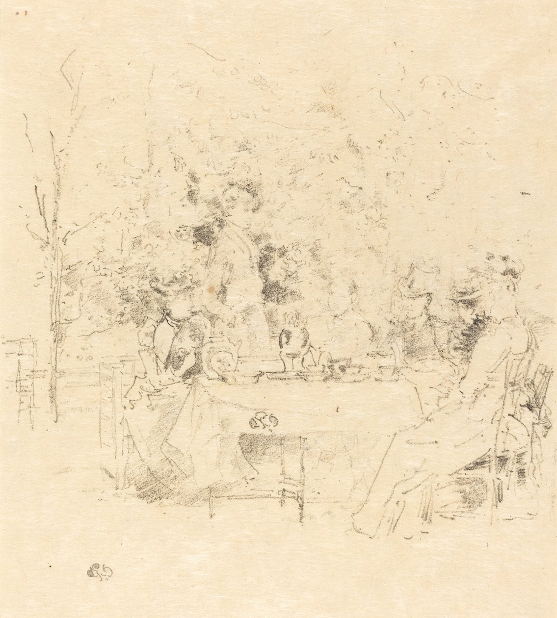 The Garden by James Abbott McNeill Whistler