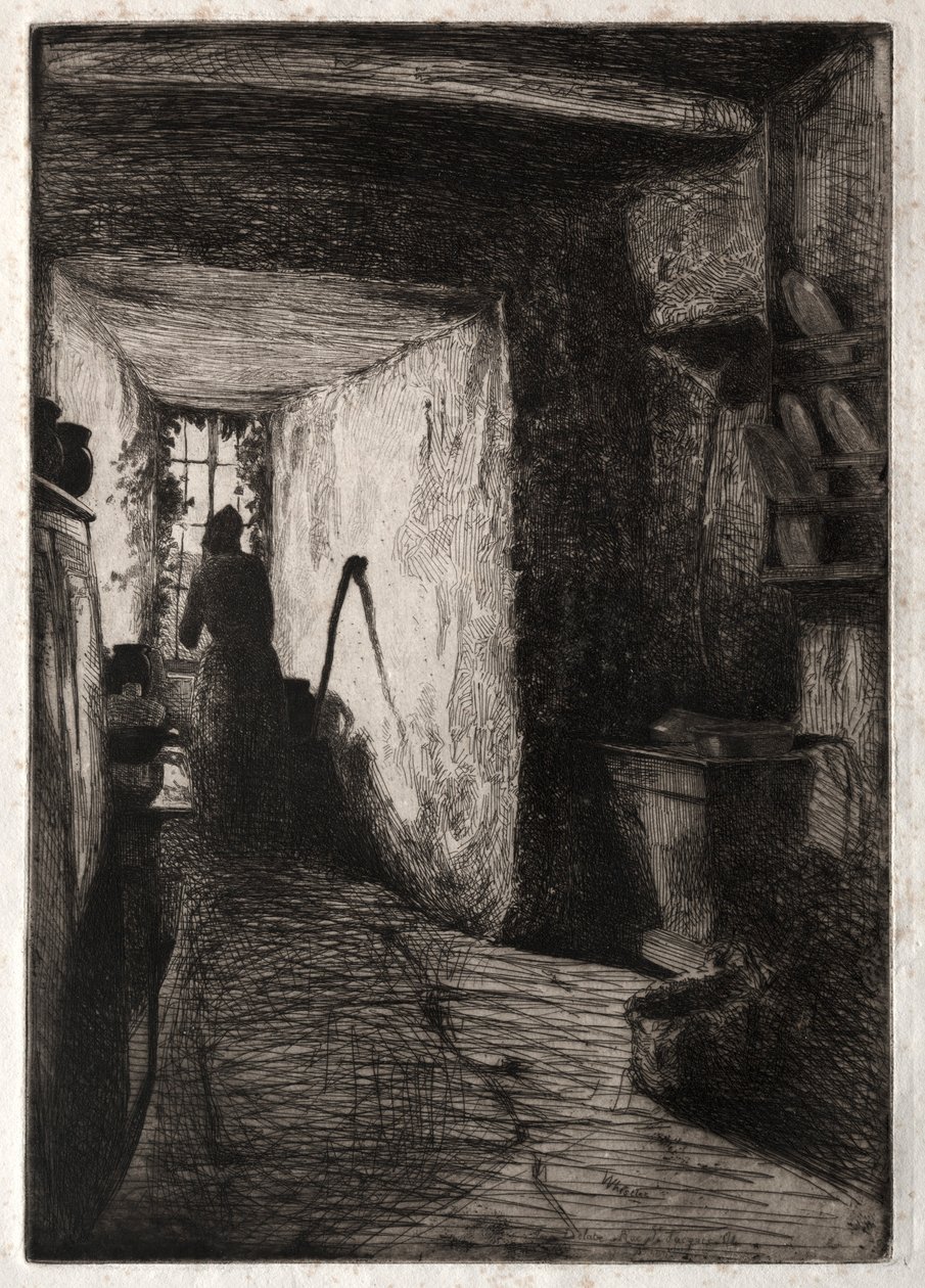The Kitchen by James Abbott McNeill Whistler