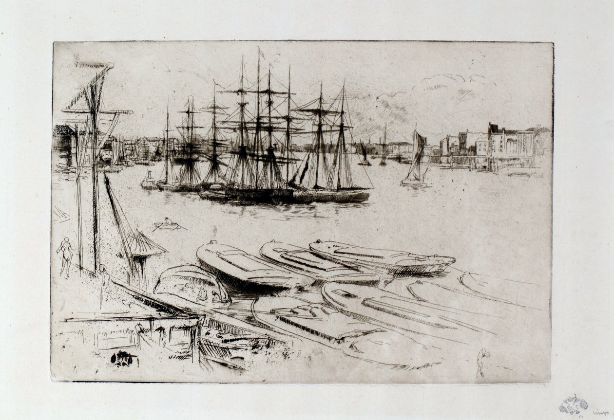 The Large Pool by James Abbott McNeill Whistler