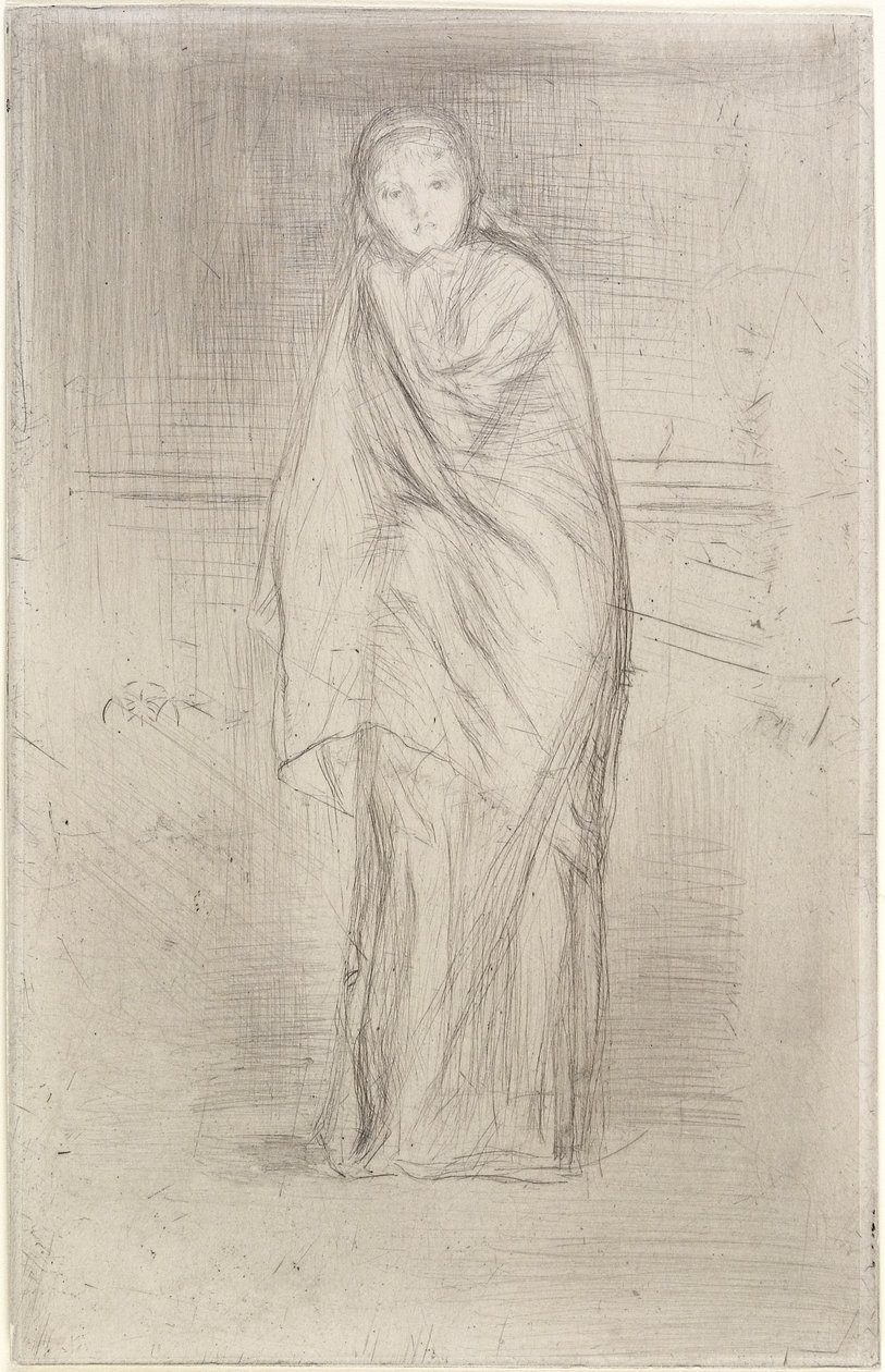 The Model Resting by James Abbott McNeill Whistler