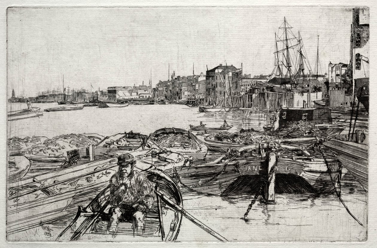 The Pool, 1859 by James Abbott McNeill Whistler