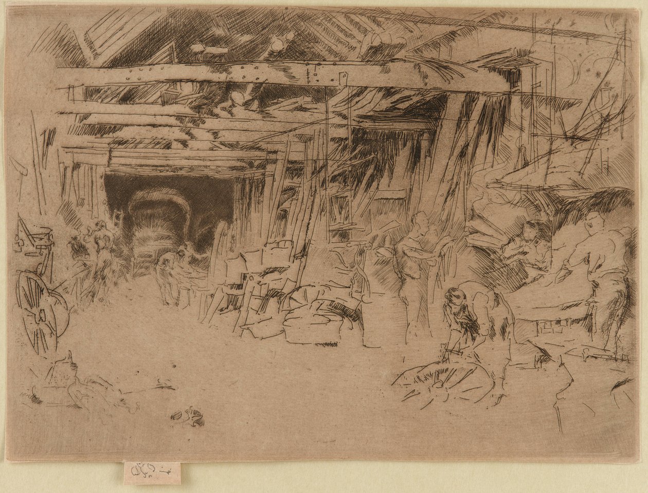 Wheelwright by James Abbott McNeill Whistler