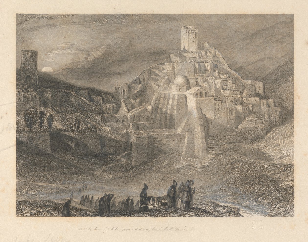 Santa Sabas and the Brook Kidron by James Baylis Allen