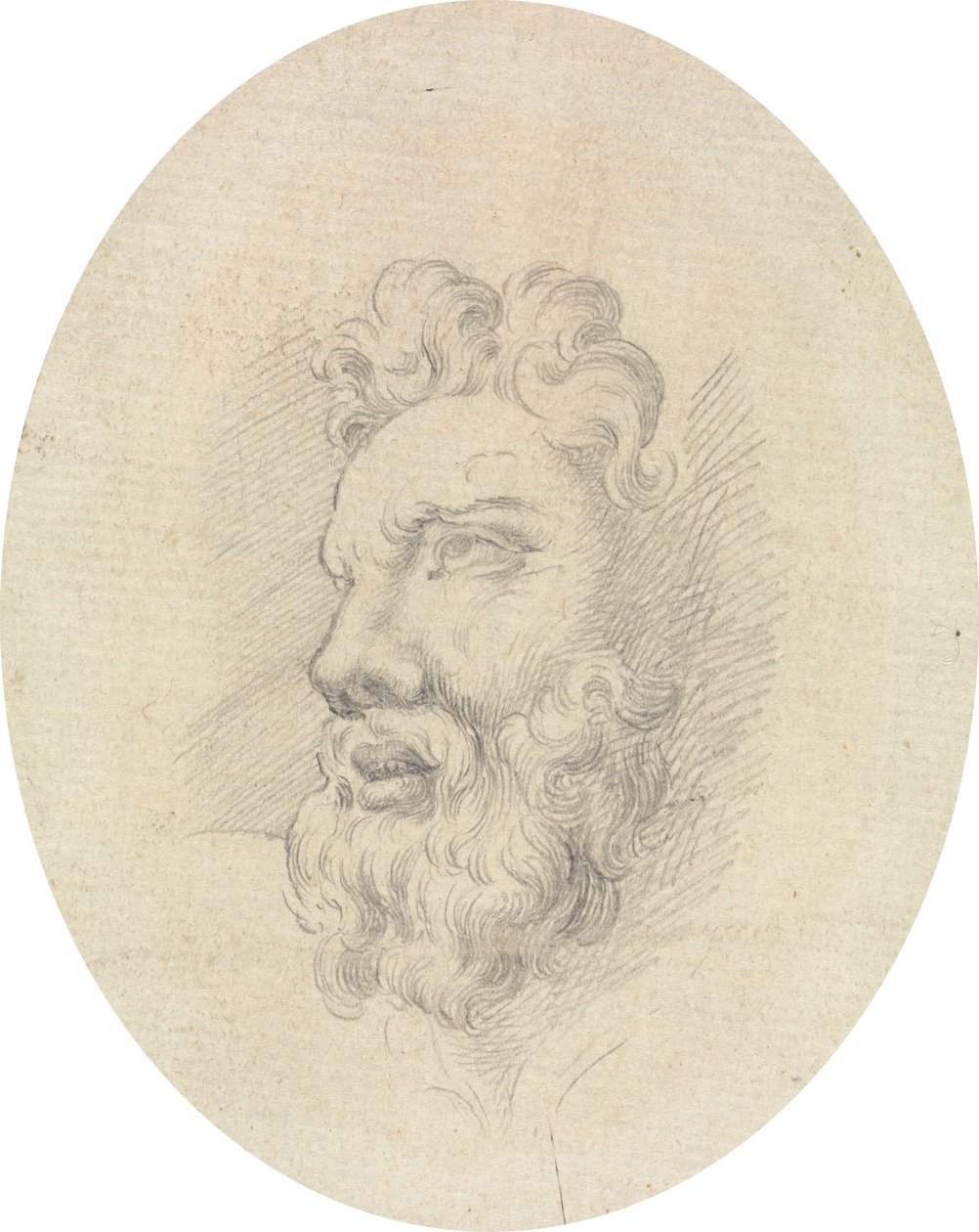 Head of a Bearded Man by James Bruce