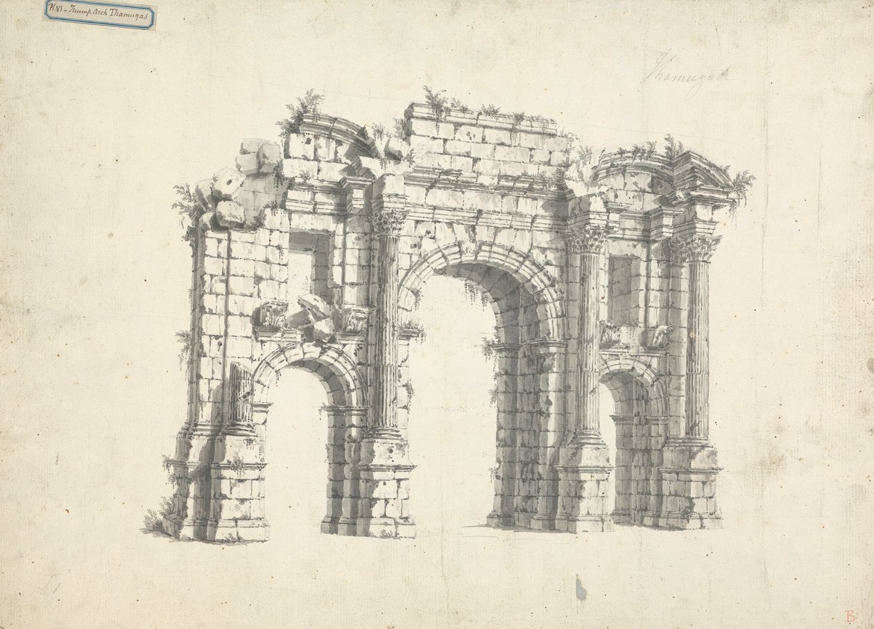 Triumphal Arch Thamugas by James Bruce