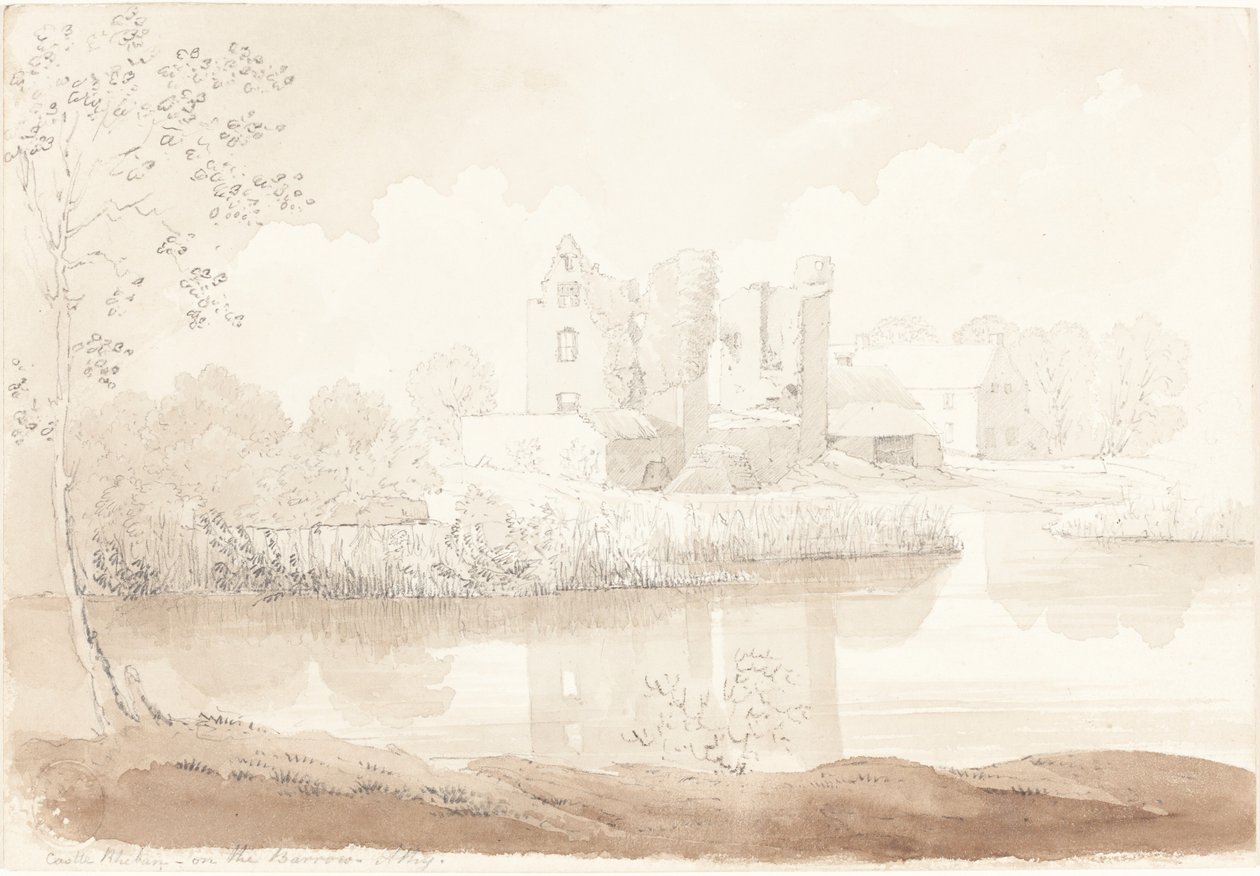 Castle Rheban on the River Barrow, Athy by James Bulwer