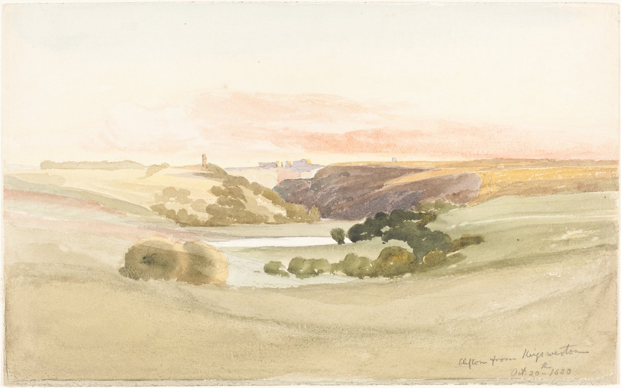 Clifton from Kingsweston by James Bulwer