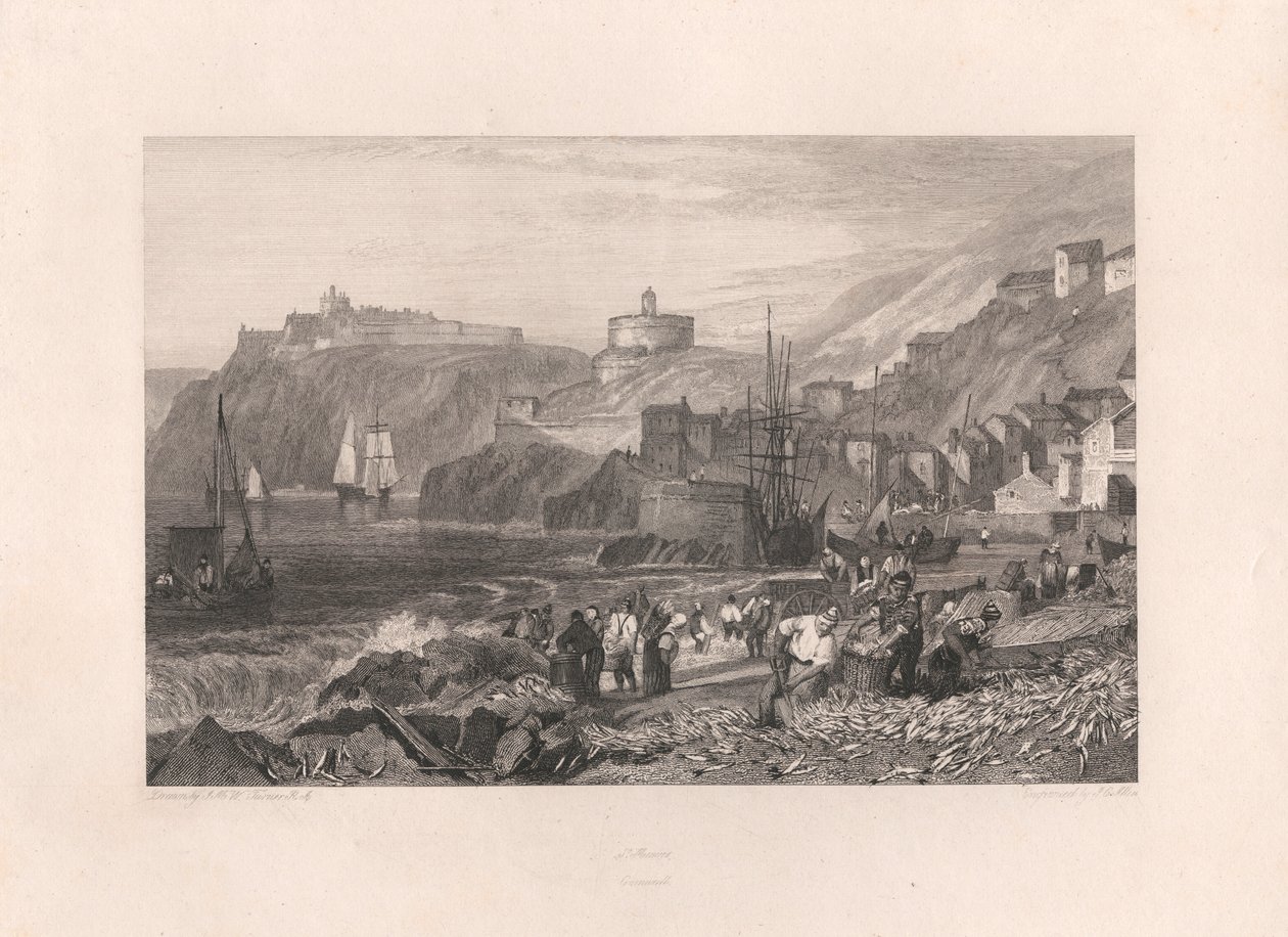 St. Mawes, Cornwall by James C. Allen