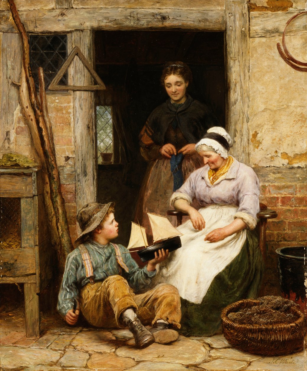 The Ship Model by James Clarke Waite