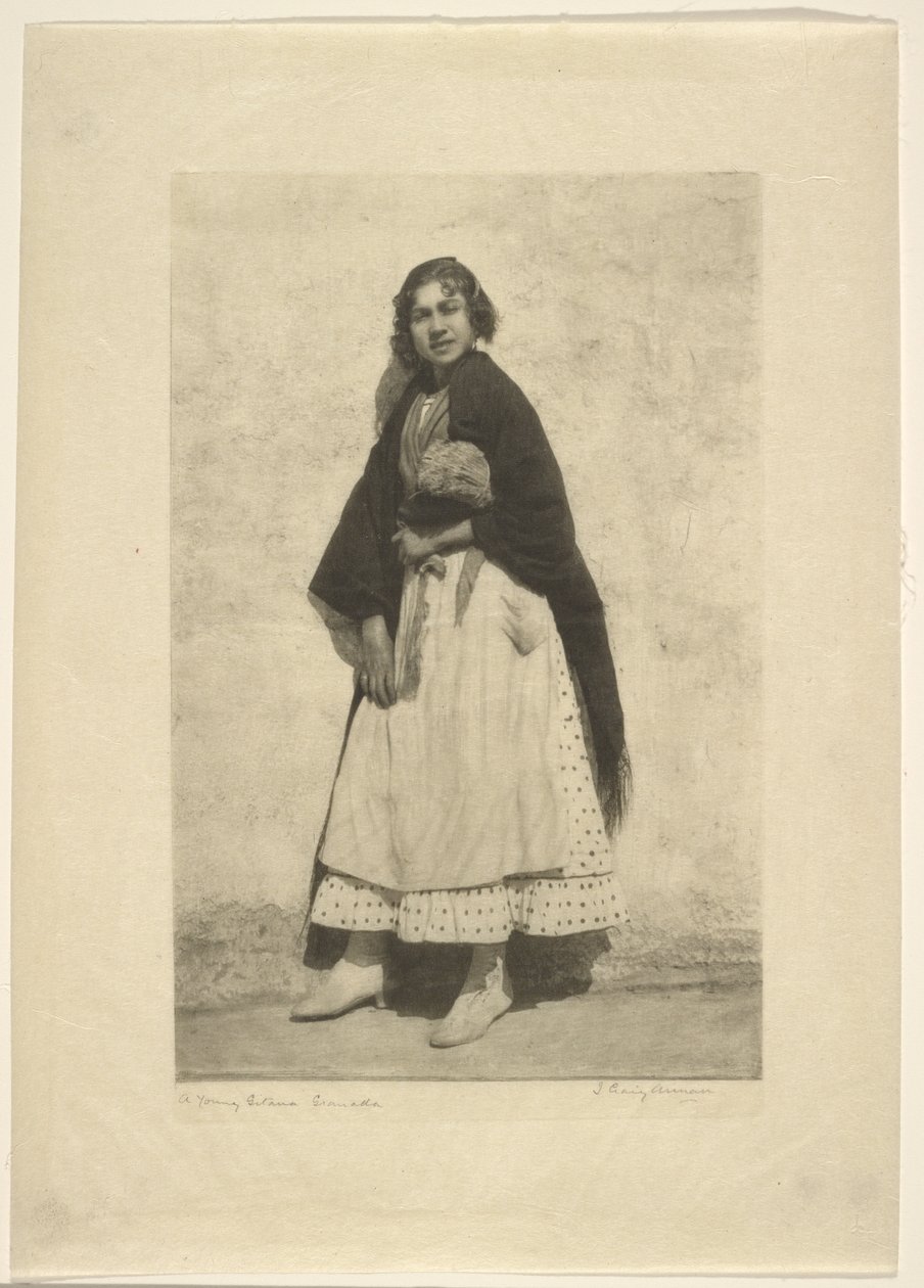 A Young Gitana, Granada by James Craig Annan