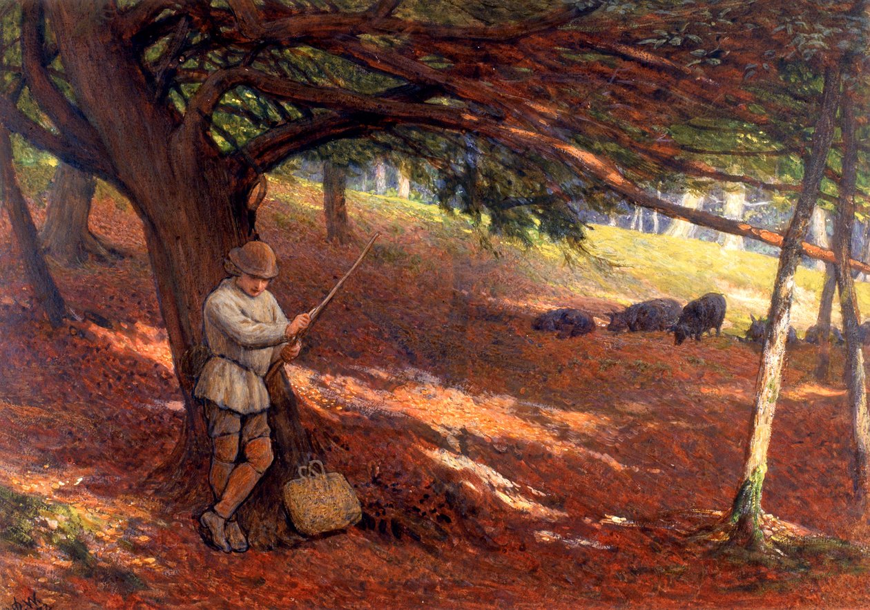 The Swineherd by James Dawson Watson