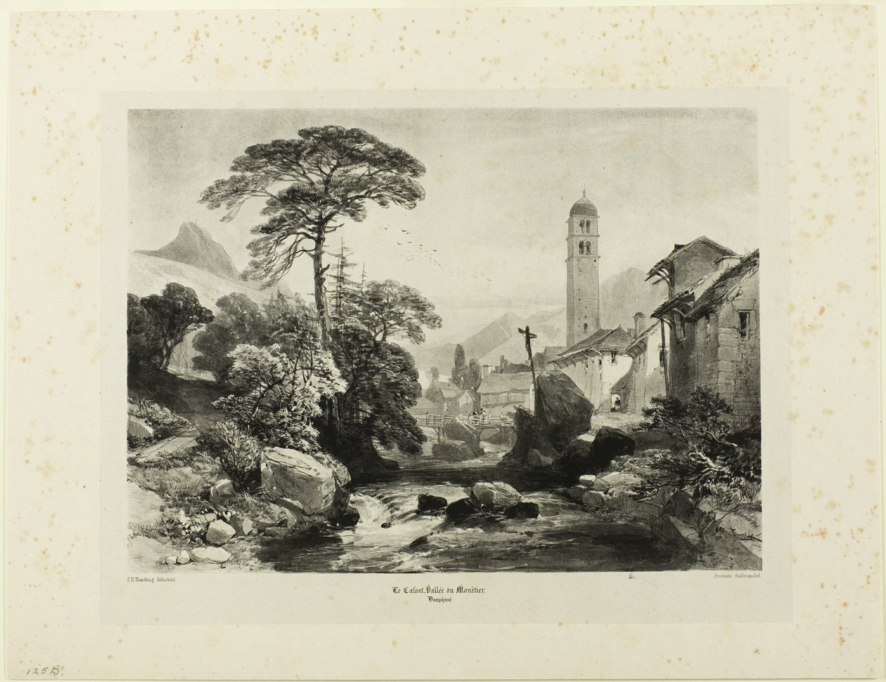 Le Casset; Monetier Valley by James Duffield Harding