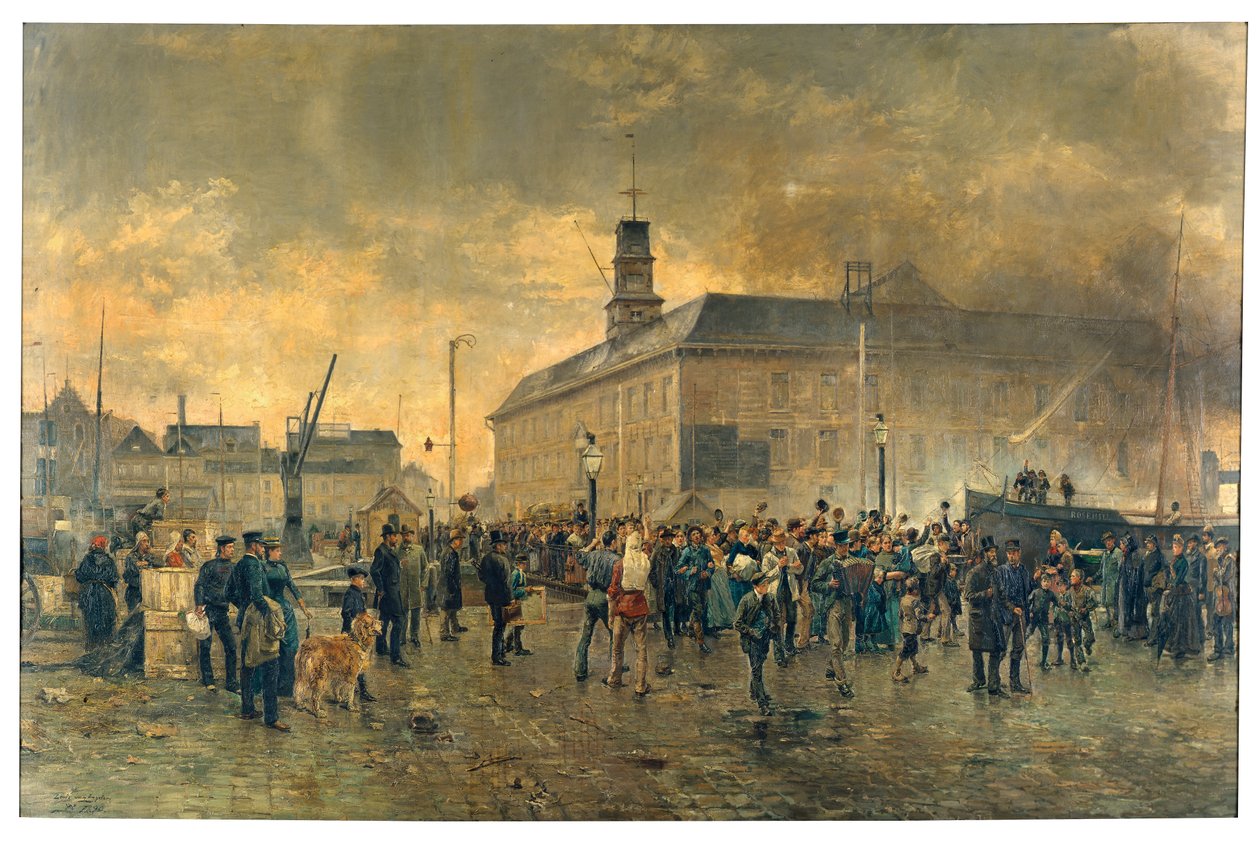 Belgian Emigrants by James Ensor