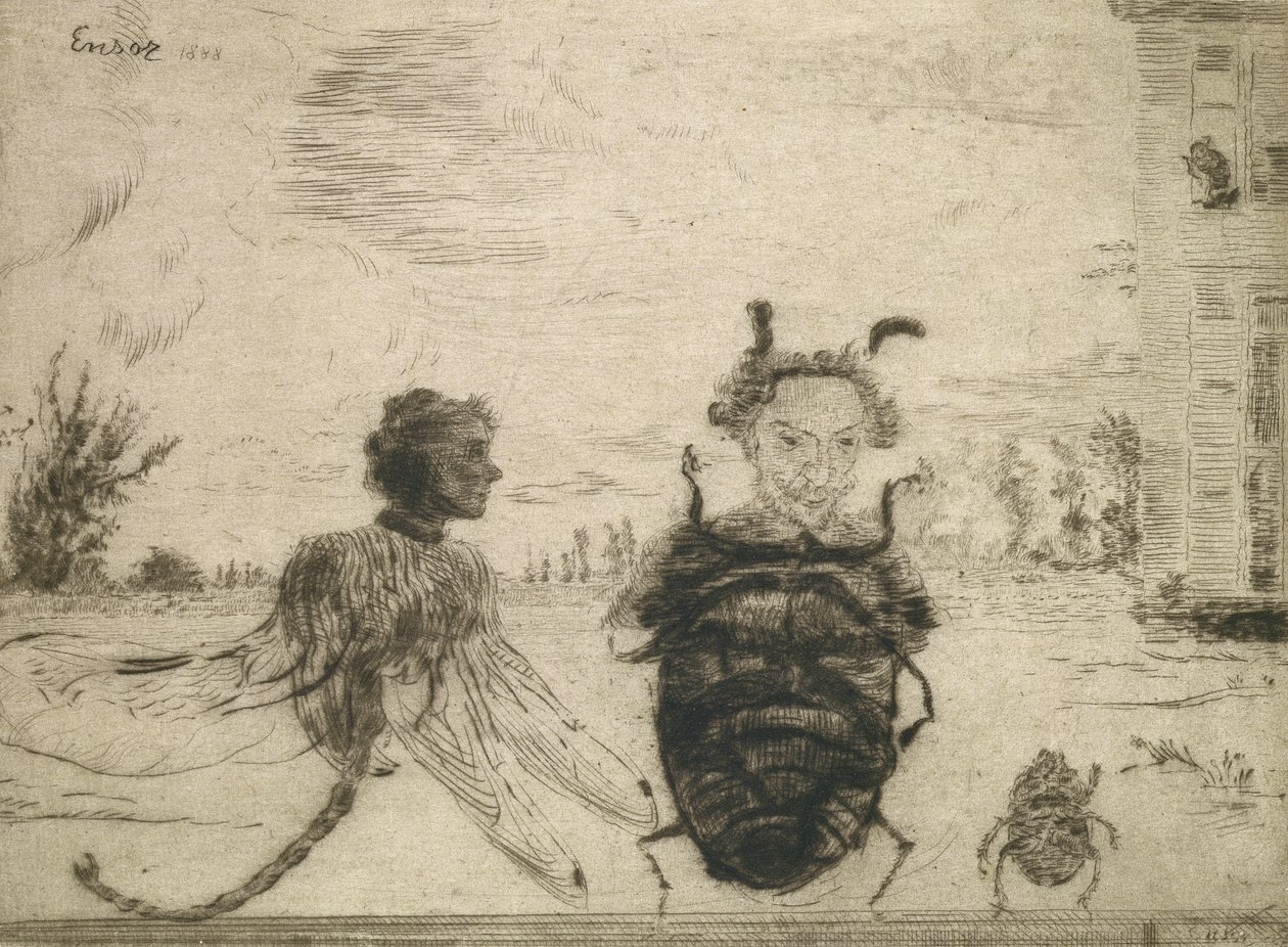 Peculiar Insects by James Ensor