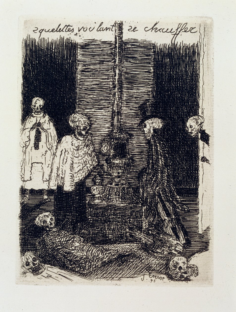 Skeletons Trying to Warm Themselves by James Ensor