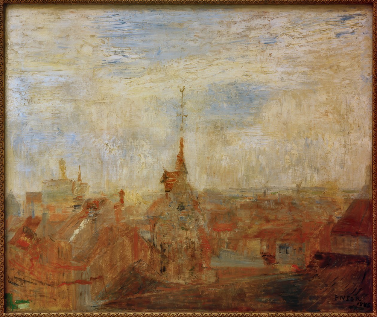 The Roofs of Ostend by James Sidney Ensor