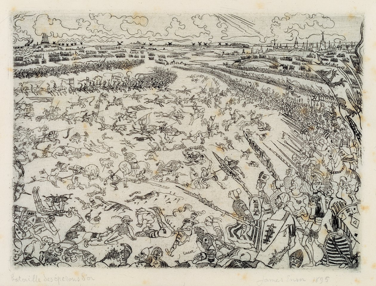 The Battle of the Golden Spurs by James Ensor
