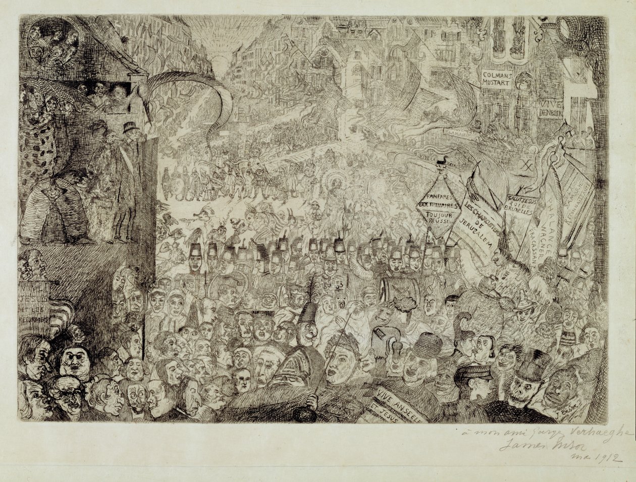 The Entry of Christ into Brussels by James Ensor