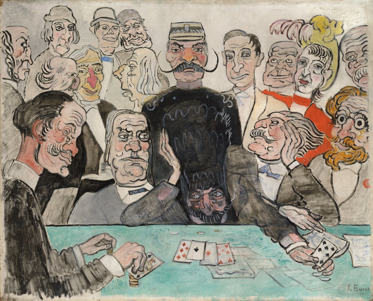 The Gamblers by James Ensor