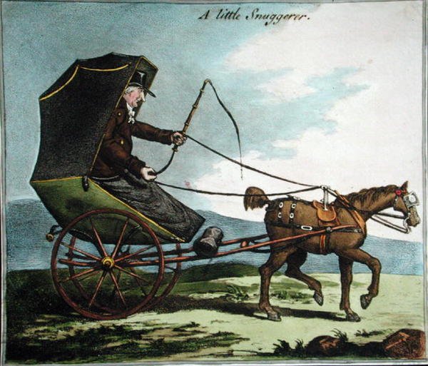 A Little Snuggerer by James Gillray