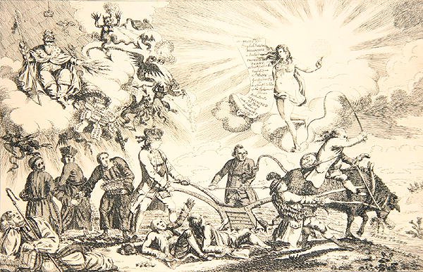 Ecclesiastical and Political, State of the Nation by James Gillray