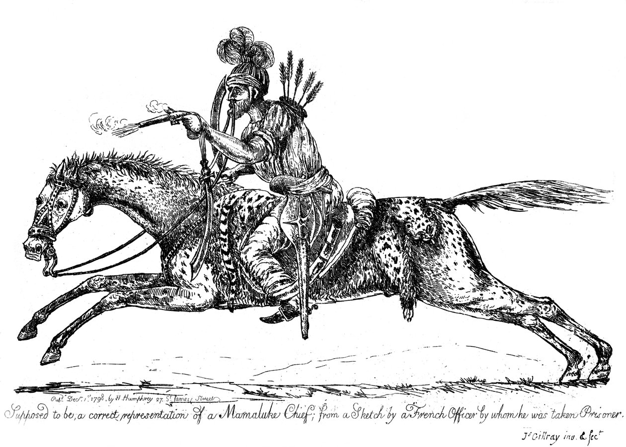 Mameluke Chief by James Gillray