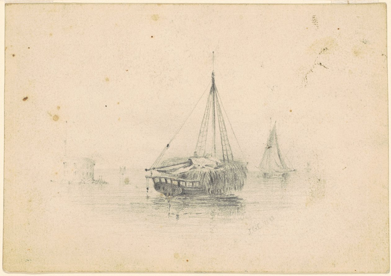 Boats at Anchor by James Goodwyn Clonney