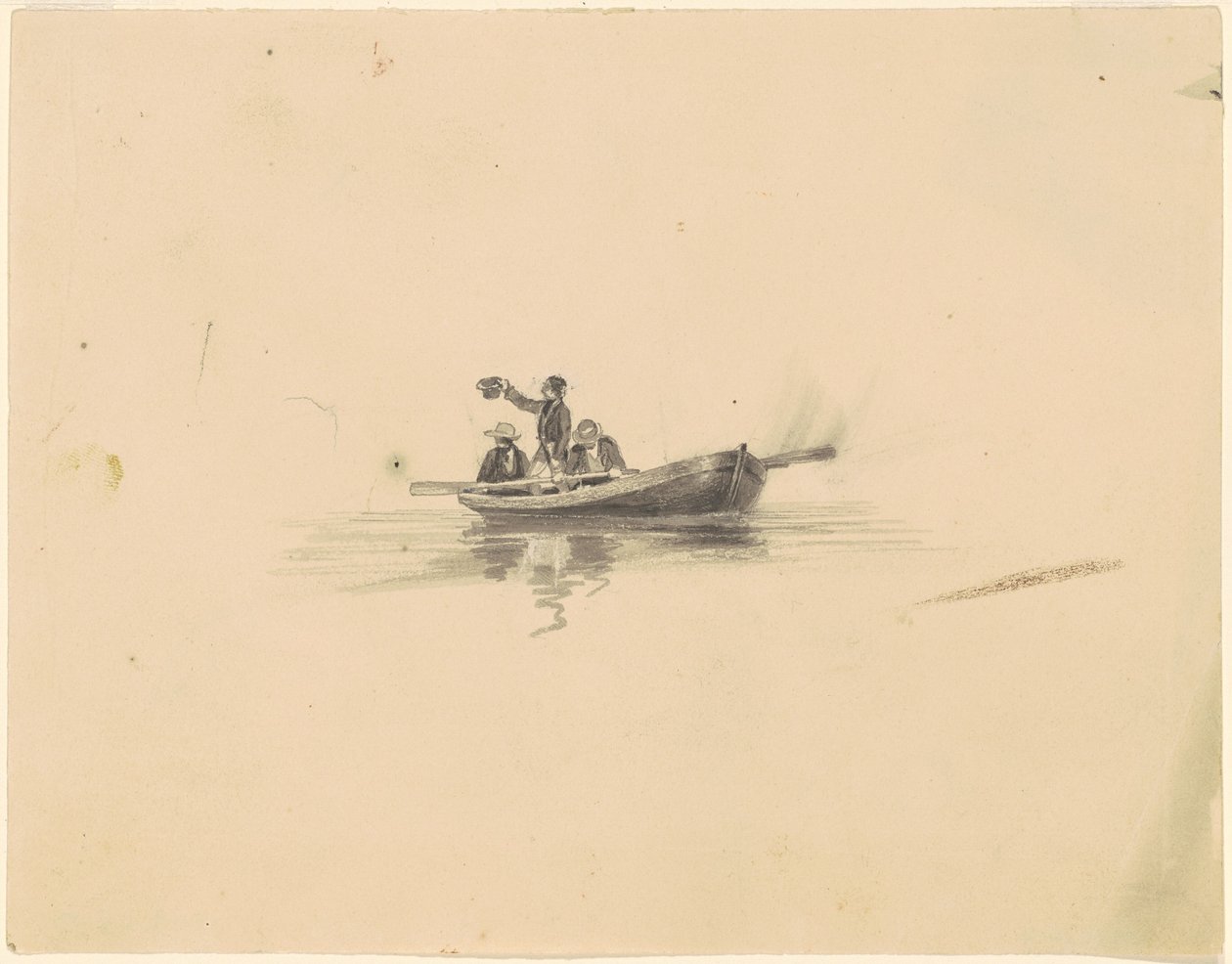 Men in a Rowboat by James Goodwyn Clonney