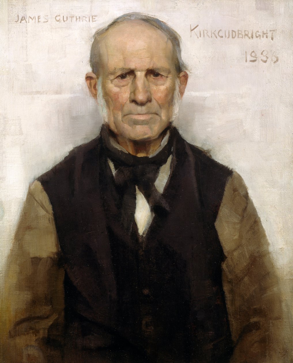 Old Willie - The Village Worthy by James Guthrie