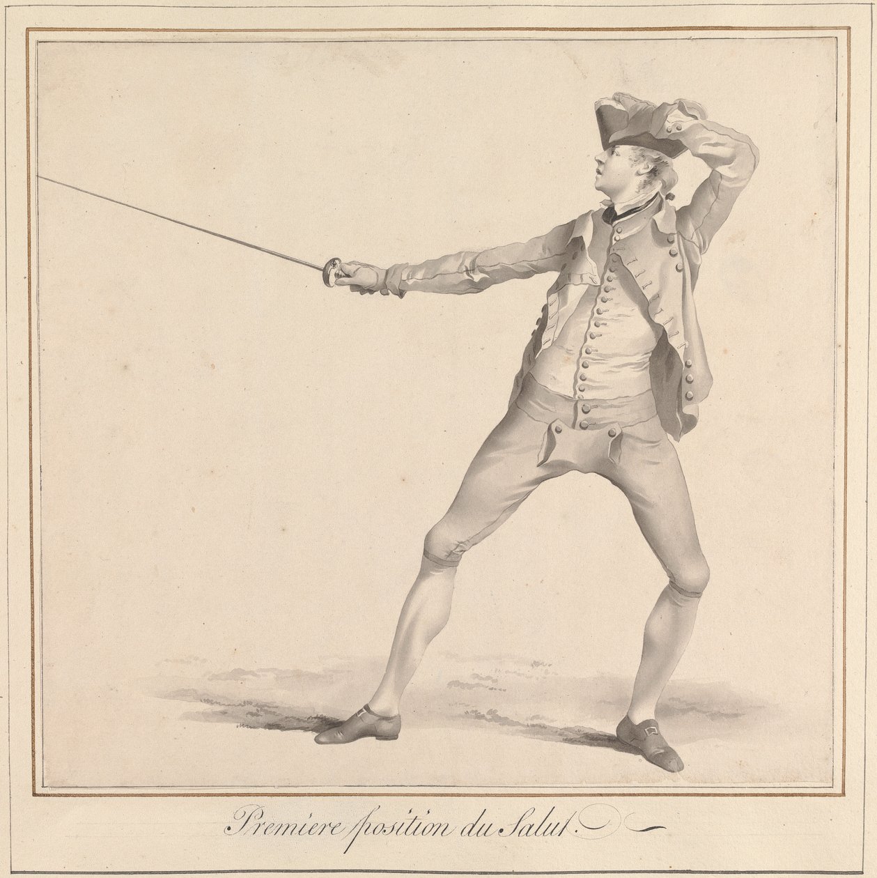 First Position of the Salute by James Gwin