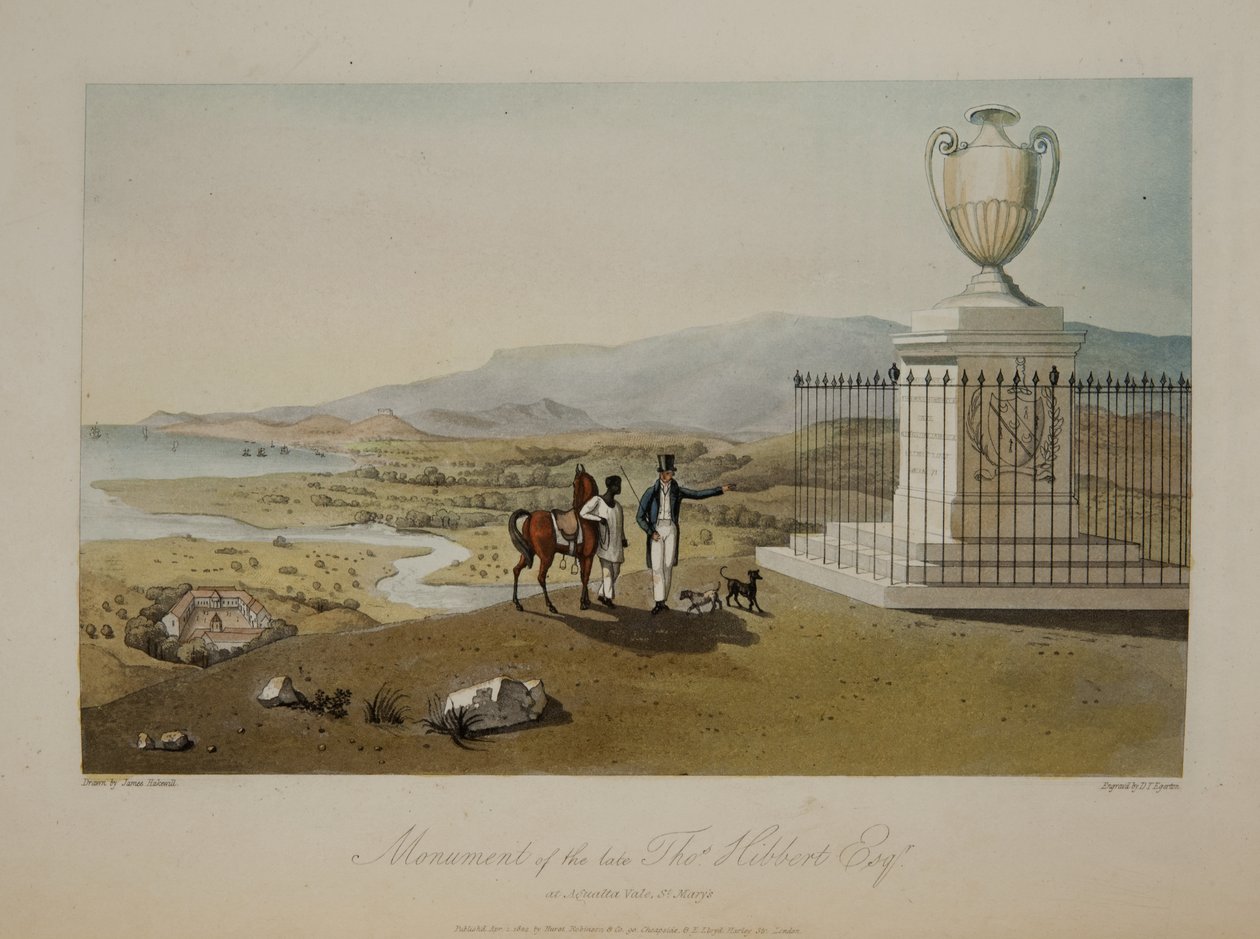 Monument of the Late Thomas Hibbert, Esq by James Hakewill