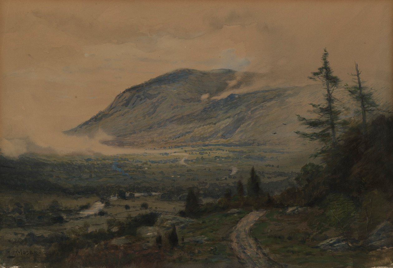 Mountain and Valley by James Henry Moser