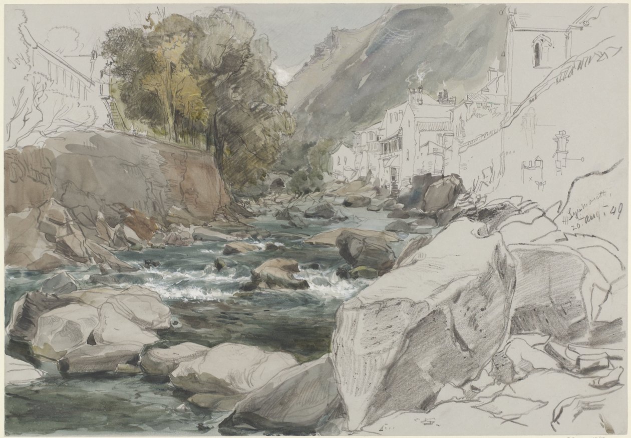 View of Lynmouth, Devon by James Holland