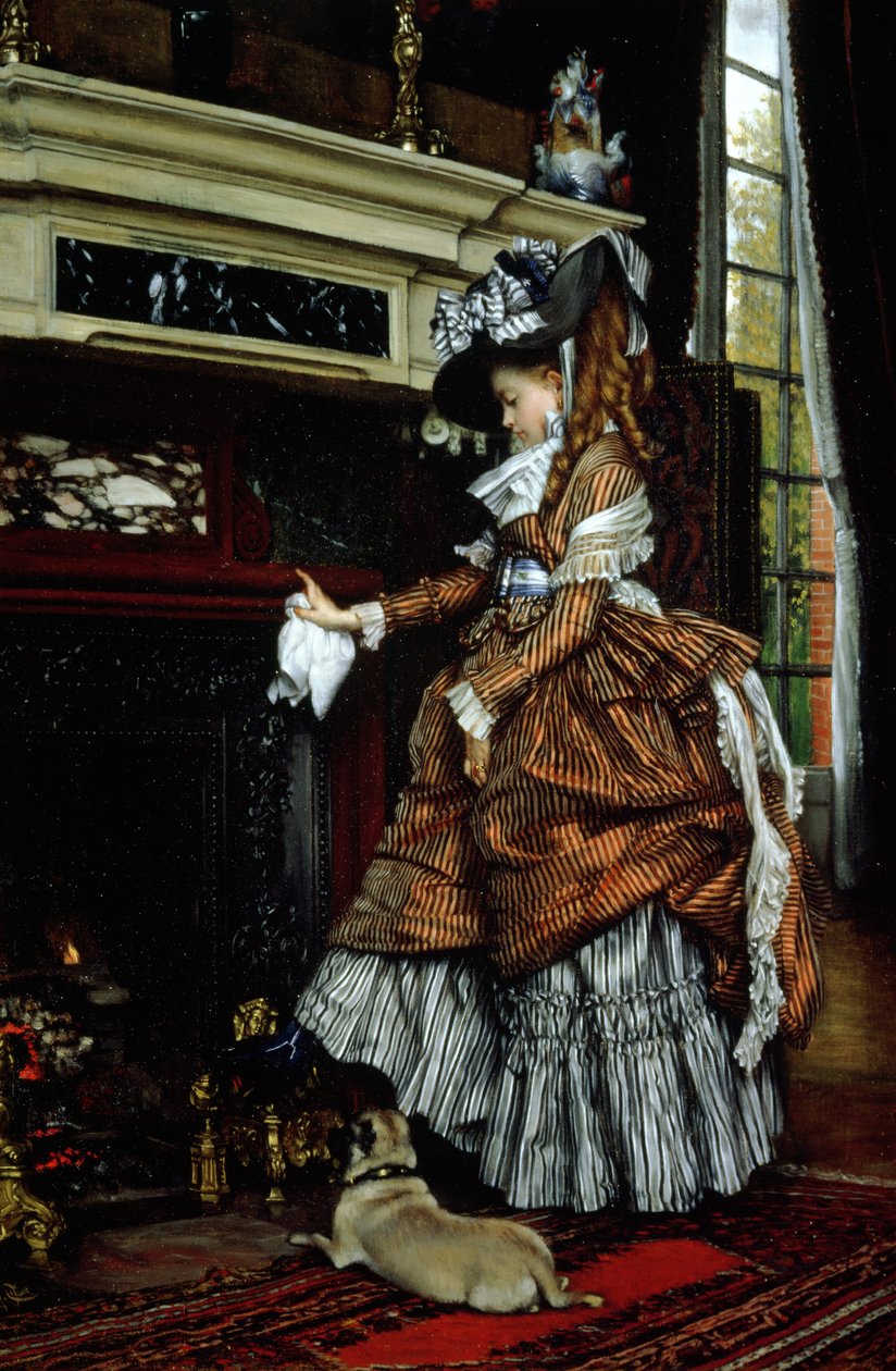 La Cheminee by James Jacques Joseph Tissot