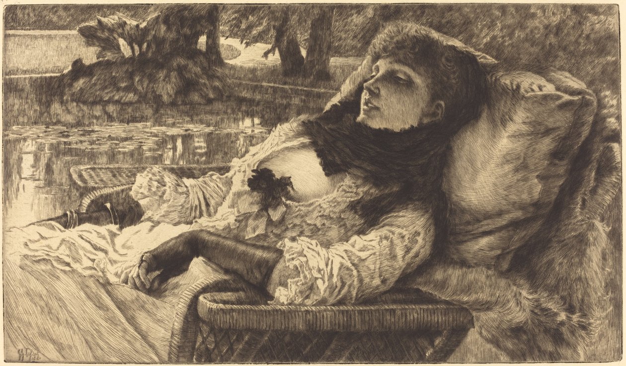 Summer Evening by James Jacques Joseph Tissot