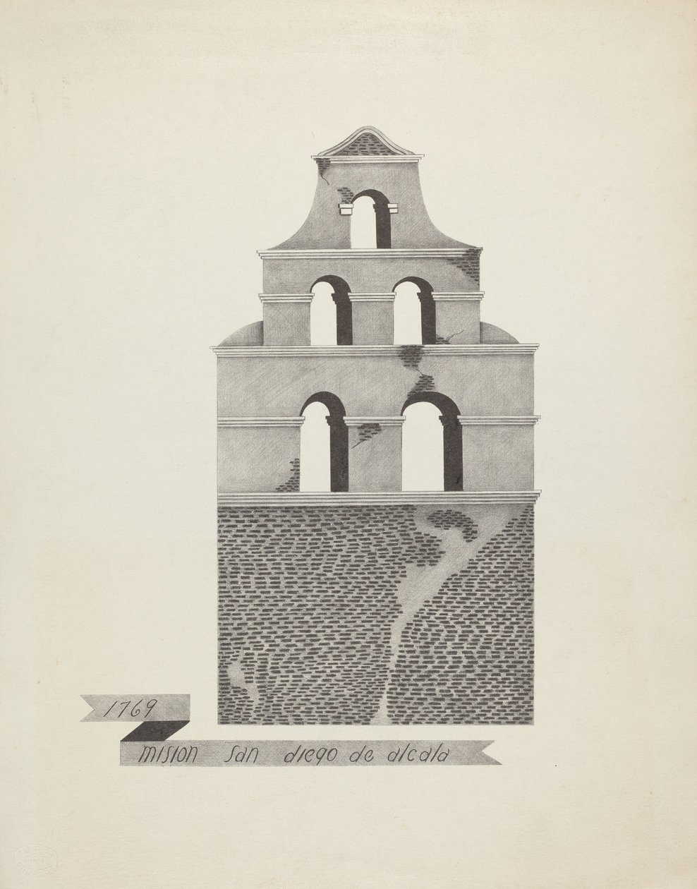 Mision San Diego de Alcala by James Jones