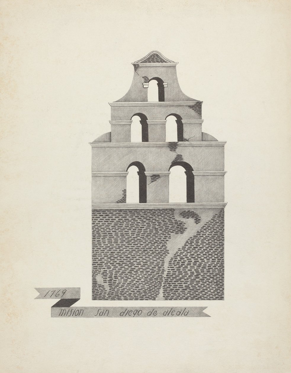 Mision San Diego de Alcala by James Jones