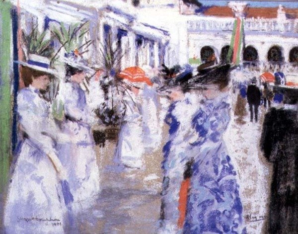 At the Glasgow Exhibition by James Kay