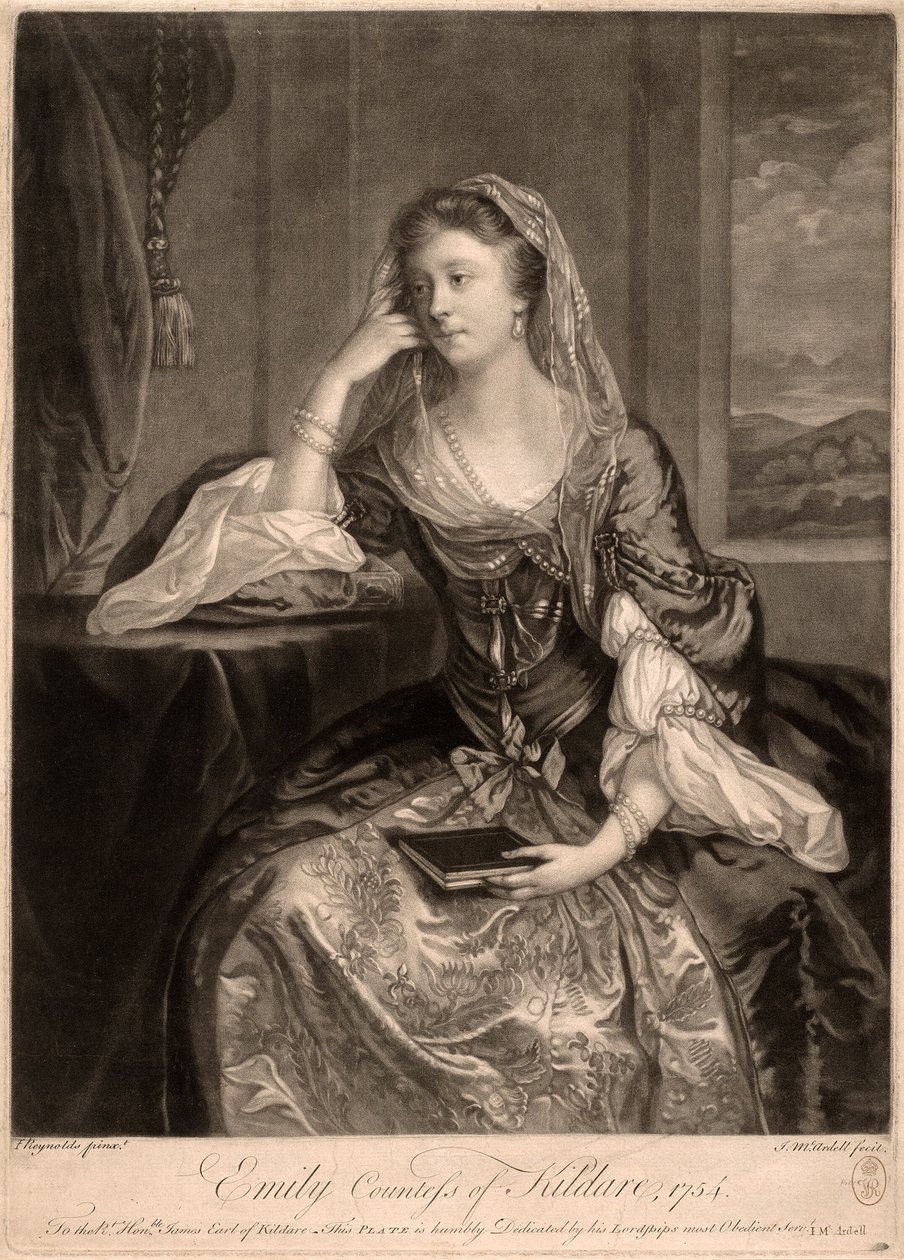 Emily, Countess of Kildare by James MacArdell