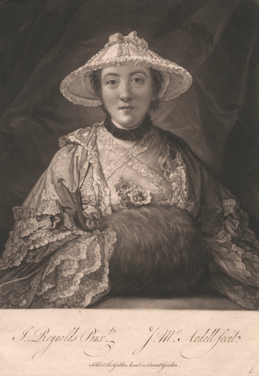 Lady Fenhoulet when Miss Anne Day by James McArdell
