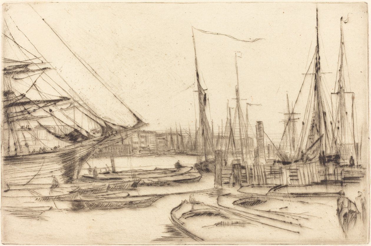 A Sketch from Billingsgate by James Abbott McNeill Whistler