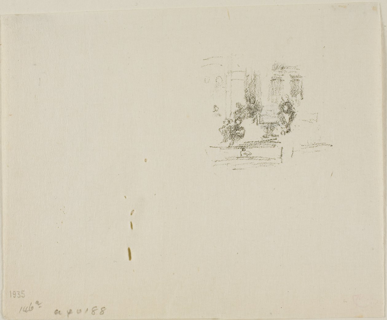 An Interior by James Abbott McNeill Whistler