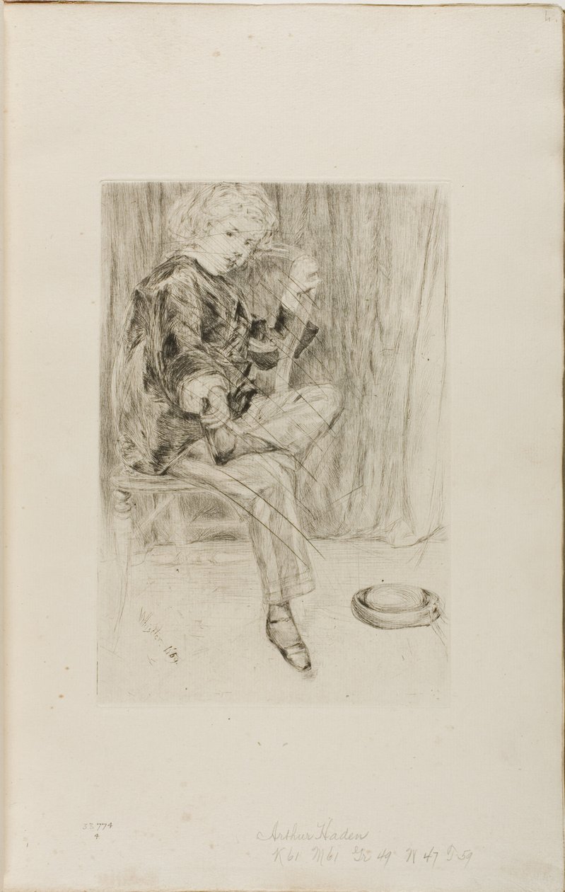 Arthur Haden by James Abbott McNeill Whistler