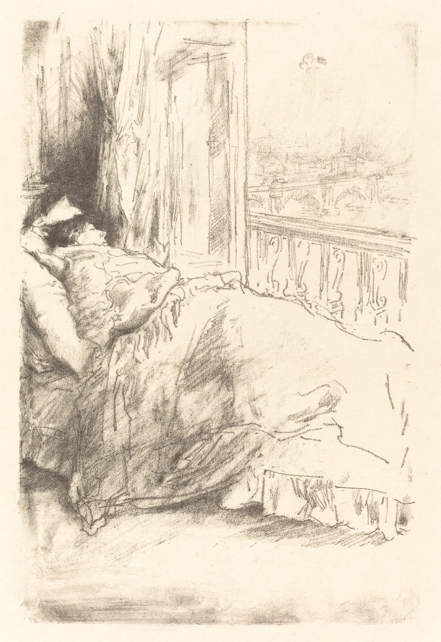 By the Balcony by James Abbott McNeill Whistler