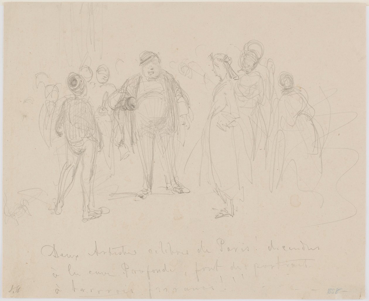 Two Famous Artists of Paris by James Abbott McNeill Whistler