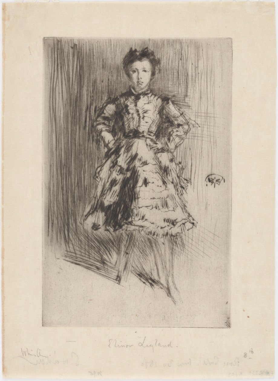 Elinor Leyland by James Abbott McNeill Whistler