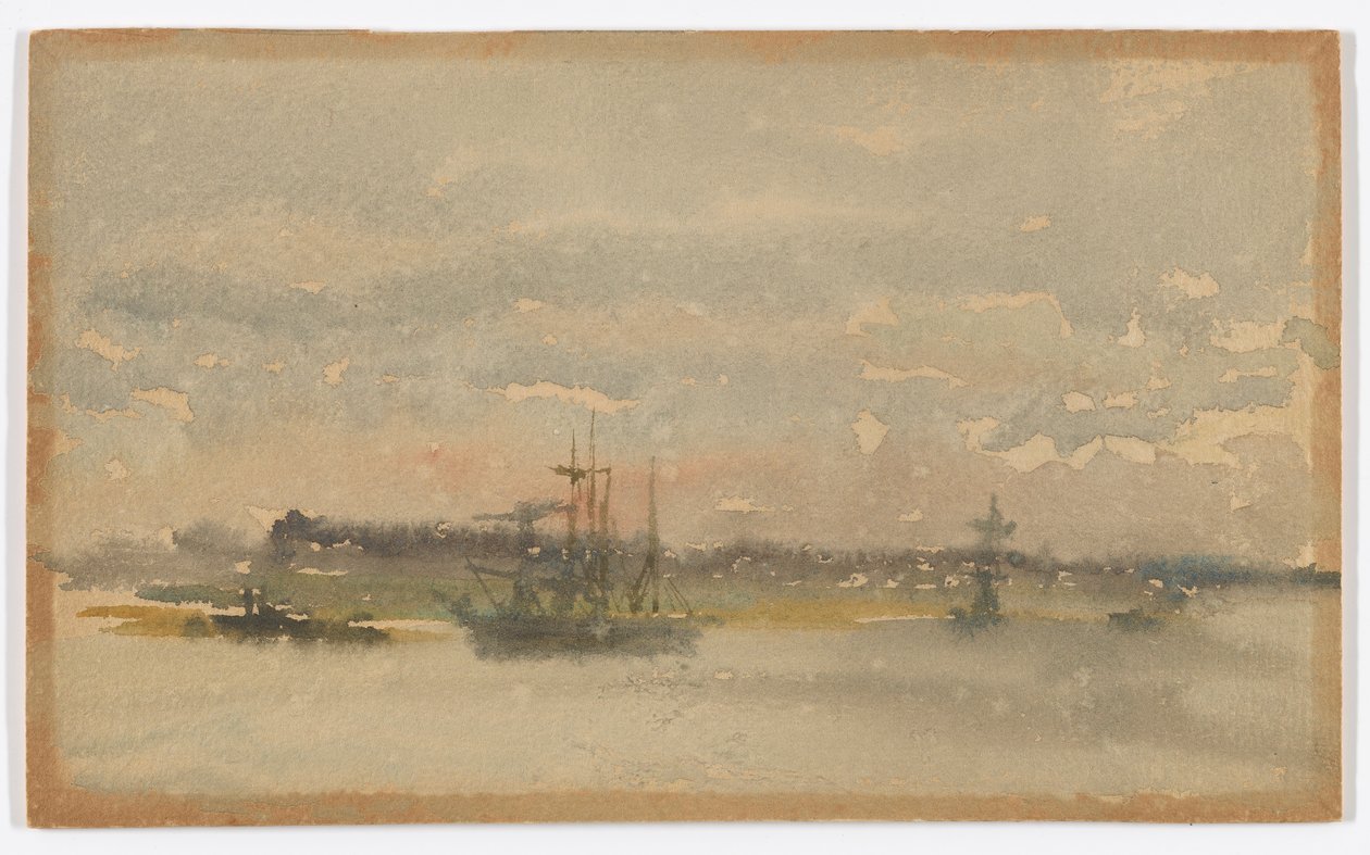 Erith–Evening by James Abbott McNeill Whistler
