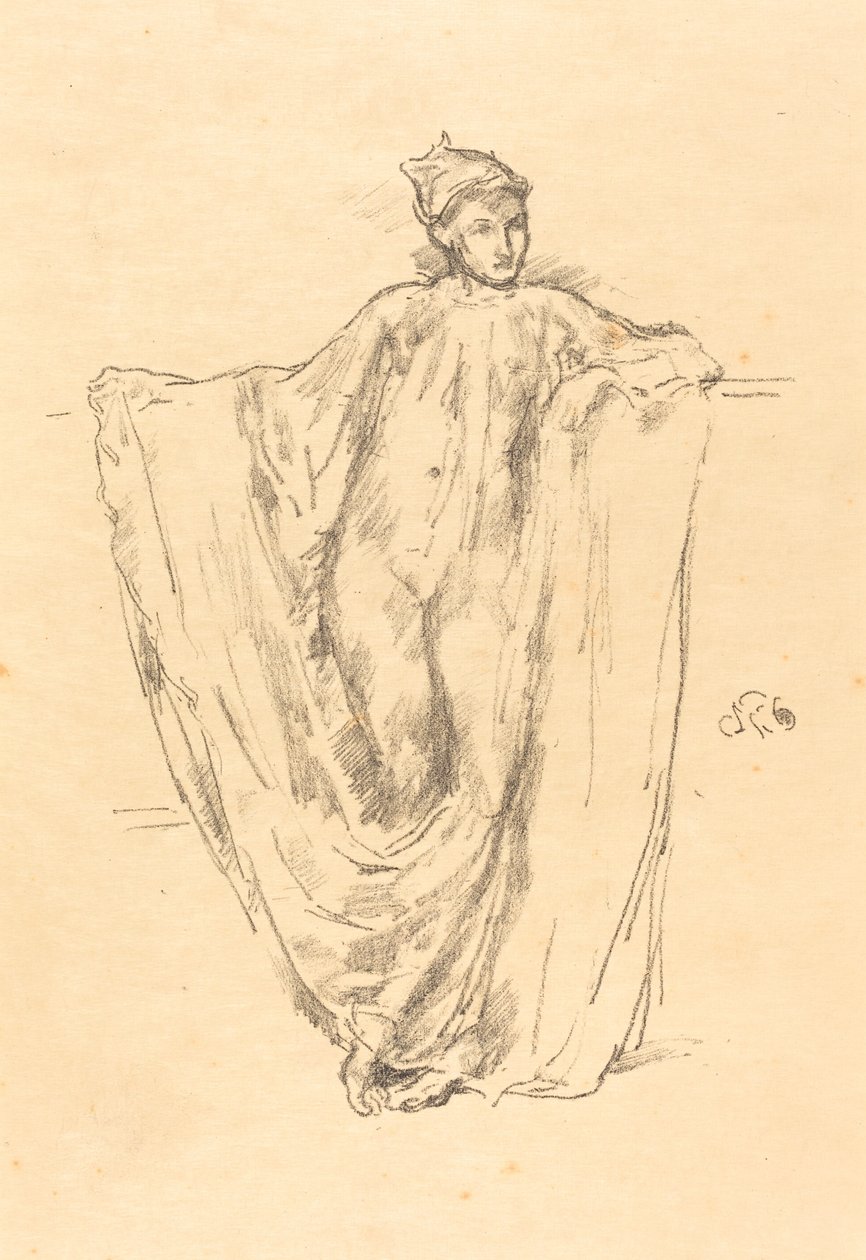 Figure Study by James Abbott McNeill Whistler
