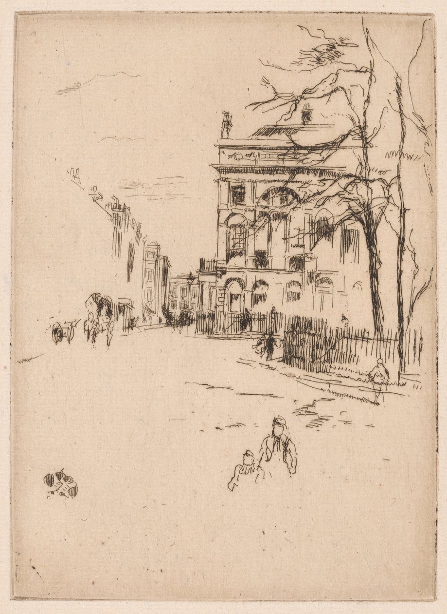 Fitzroy Square by James Abbott McNeill Whistler